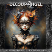 Herbstverzauberung - Gotische Whisper Dekoupage Seidenpapier