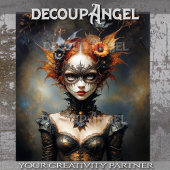 Herbstverzauberung - Gotische Whisper Dekoupage Seidenpapier