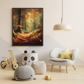 Herbstverzauberung: Mystischer Wald Poster