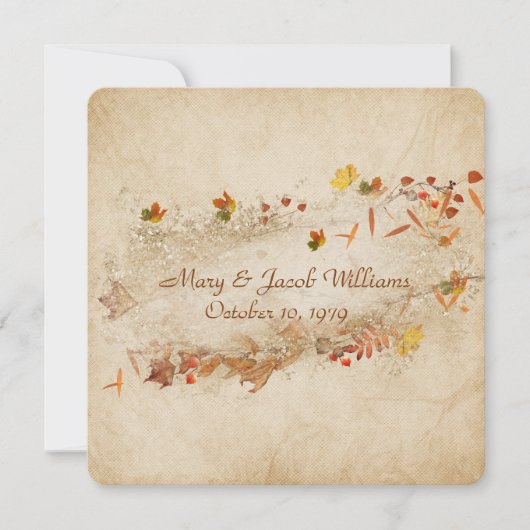 Herbstverzeihung Einladung (Vorderseite)