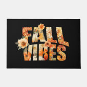 Herbstvibes Aquarellblätter Herbstblätter Wildblum Fußmatte (Vorderseite)