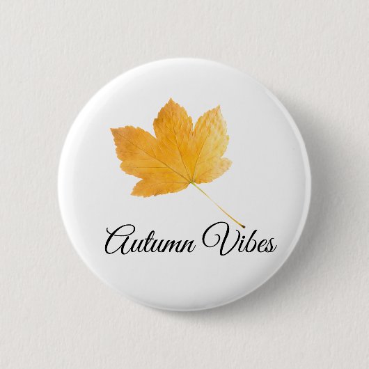 Herbstvibes Button (Vorderseite)