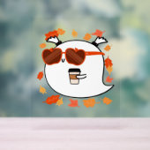 Herbstvibes Niedlich Ghost Classic T - Shirt Acrylschild (Neutral)