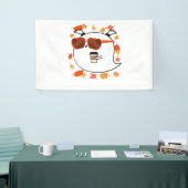 Herbstvibes Niedlich Ghost Classic T - Shirt Banner (Messeveranstaltung)