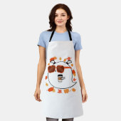 Herbstvibes Niedlich Ghost Classic T - Shirt Schürze (Getragen)