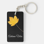 Herbstvibes Schlüsselanhänger (Rückseite)