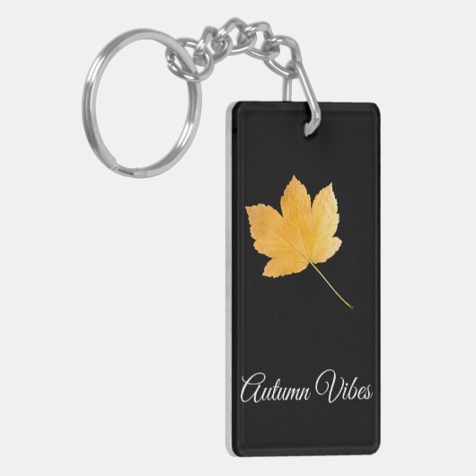 Herbstvibes Schlüsselanhänger (Vorderseite links)