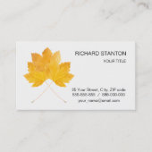 Herbstvibes Visitenkarte (Vorderseite)