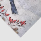 Herbstvögel 4 Dekoupage Tissue Paper Seidenpapier (Detail)