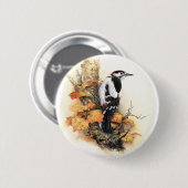 Herbstvogel Button (Vorne & Hinten)