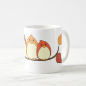Herbstvögel Kaffeetasse (VorderseiteRechts)