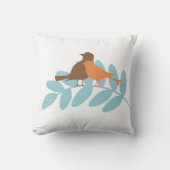 Herbstvögel Kissen (Vorderseite)