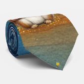 Herbstvogel Krawatte (Gerollt)