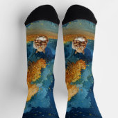Herbstvogel Socken (Oben)