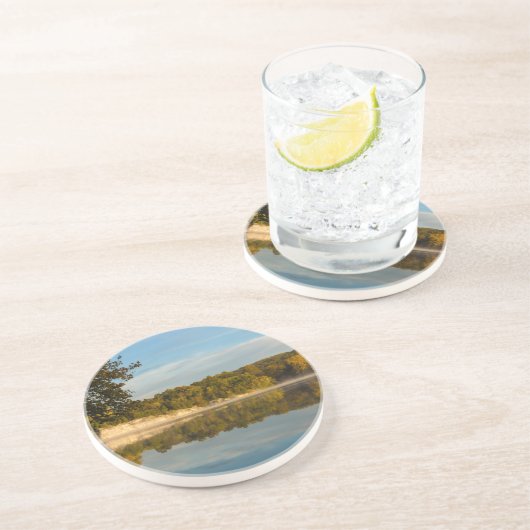 Herbstvormittag Getränkeuntersetzer (Seite)