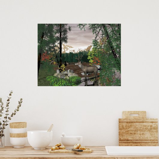 Herbstvormittag Poster (Küche)