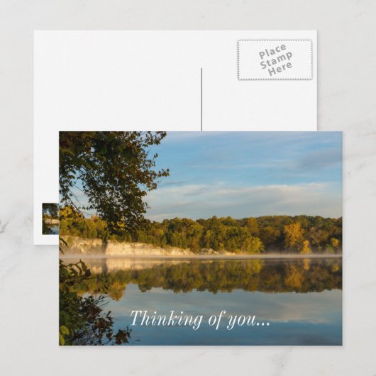 Herbstvormittag Postkarte (Vorne/Hinten)