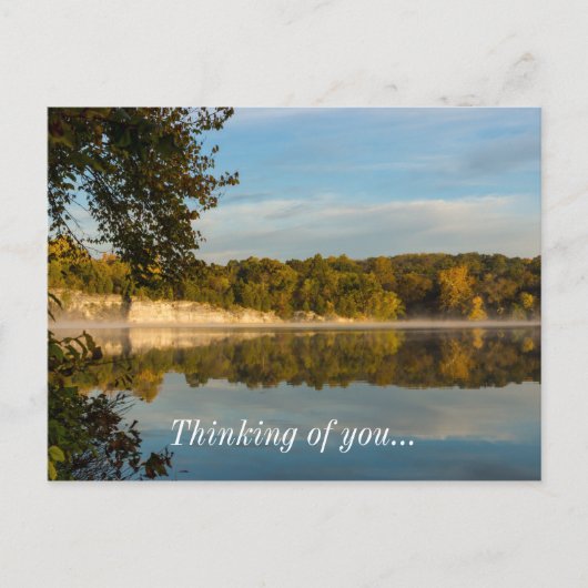 Herbstvormittag Postkarte (Vorderseite)