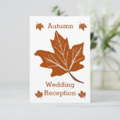 Herbstvorstellung Begleitkarte (Stehend Vorderseite)