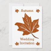 Herbstvorstellung Einladung (Vorderseite)