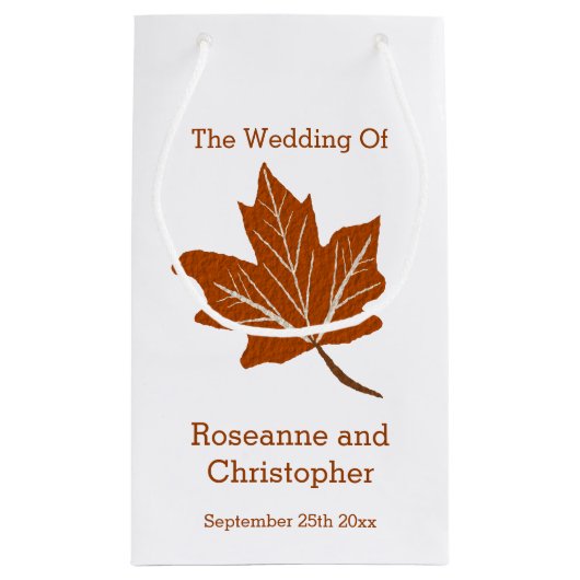 Herbstvorstellung Kleine Geschenktüte (Rückseite)