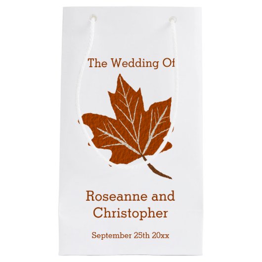 Herbstvorstellung Kleine Geschenktüte (Vorderseite)