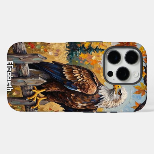 Herbstwächter, Goldener Blick Case-Mate iPhone Hülle (Rückseite (Horizontal))