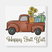 Herbstwagen Magnet (Vorne)