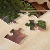 Herbstwald-Boden Pilze Moos Gefallene Blätter Puzzle (Seite)