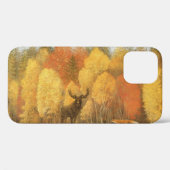 Herbstwald, digitales Reh und Fuchs. Case-Mate iPhone Hülle (Rückseite (Horizontal))