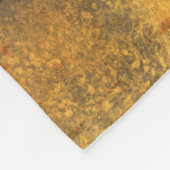 Herbstwald, digitales Reh und Fuchs. Fleecedecke (Ecke)