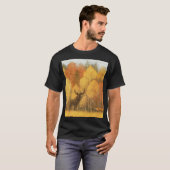Herbstwald, digitales Reh und Fuchs. T-Shirt (Vorne ganz)