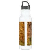 Herbstwald Edelstahlflasche (Rückseite)