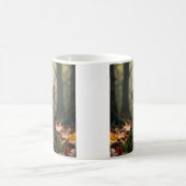 Herbstwald Eichhörnchen Kaffeetasse (Mittel)