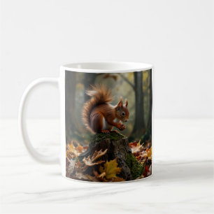 Herbstwald Eichhörnchen Kaffeetasse