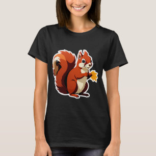 Herbstwald Eichhörnchen T-Shirt