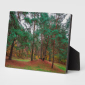 Herbstwald Fotoplatte (Seite)