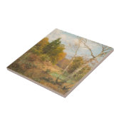 Herbstwald - Heinrich Böhmer Fliese (Seite)