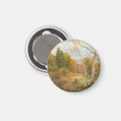 Herbstwald - Heinrich Böhmer Magnet (Vorderseite/Rückseite)