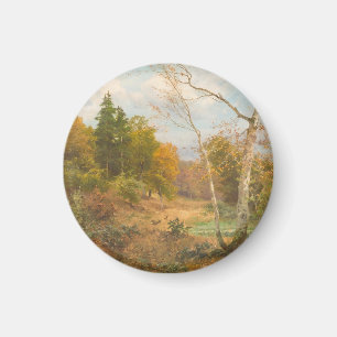 Herbstwald - Heinrich Böhmer Magnet