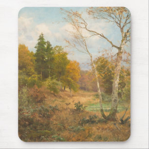 Herbstwald - Heinrich Böhmer Mousepad