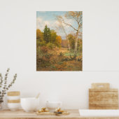 Herbstwald - Heinrich Böhmer Poster (Küche)