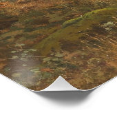 Herbstwald - Heinrich Böhmer Poster (Ecke)