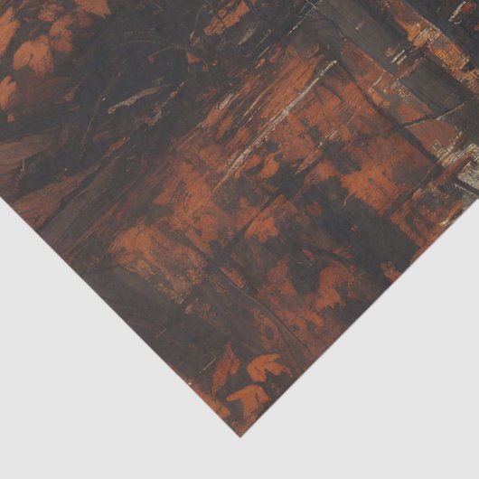 Herbstwald Hirsche Dekoupage Seidenpapier (Ausschnitt)