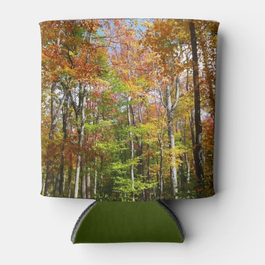 Herbstwald II Herbstlandschaftsfotografie Dosenkühler (Vorderseite)