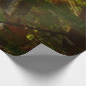 Herbstwald II Herbstlandschaftsfotografie Holzposter (Ecke)