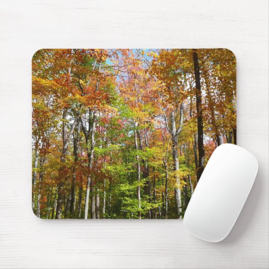 Herbstwald II Herbstlandschaftsfotografie Mousepad (Mit Mouse)