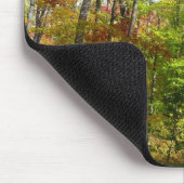 Herbstwald II Herbstlandschaftsfotografie Mousepad (Ecke)