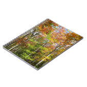 Herbstwald II Herbstlandschaftsfotografie Notizblock (Linke Seite)