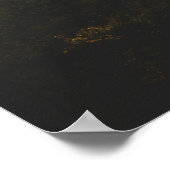 Herbstwald in Nebel gewickelt Poster (Ecke)